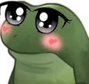Froge Blush Discord Emoji