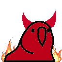 evilParrot Discord emoji