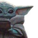 BabyYodaHeadRight Discord emoji
