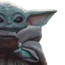 BabyYodaHeadRight Discord Emoji