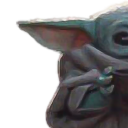 BabyYodaHeadLeft Discord emoji