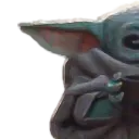 BabyYodaHeadLeft Discord Emoji