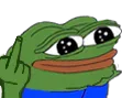 PepoWowMiddleFinger Discord Emoji