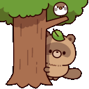 :tanukipeek: Discord Emote