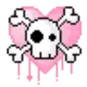 :kawaiiskullheart: Discord Emote