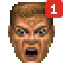 doomguy_ping Discord emoji