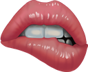 Bite Discord sticker from NSFW Emojis R US 18+