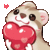 owoFerretHeart Discord Emoji