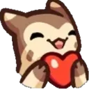 FurretHeart Discord Emoji