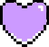 MNHheartpixelpurple