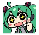 MikuIntenseThumbsUp