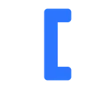 open_bracket_blue Discord Emoji