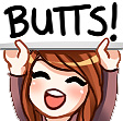 BUTTS custom emote - ⸂𝕷⸃ LUST
