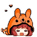 cutieBunnyOrange