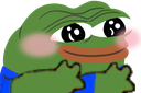 peepoblushhugl Discord emoji