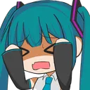 Miku Cry mikucry Discord Emoji