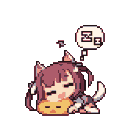 Sleepy Neko Discord Emoji