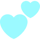 PastelLBlueHearts