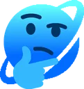 Planet Think Discord Emoji