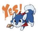 :HuskyYes: Discord Emote