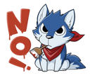 :HuskyNo: Discord Emote
