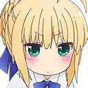 AA_Saber_Blush Discord Emoji