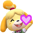 IsabelleHeart Discord Emoji