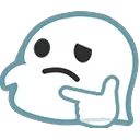 Ghost Think Discord Emoji