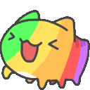 RainbowBugCat Discord Emoji