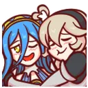 CorrinAzuraHugging