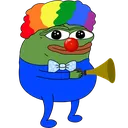 pepehornclown Discord Emoji