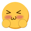 MojiFlustered Discord Emoji