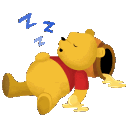 Animated Pooh Sleeping Discord Emoji