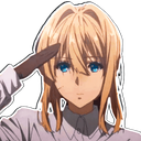 VioletSalute Discord emoji