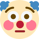 clownflushed Discord emoji