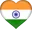indiaheartflag