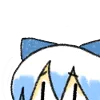 cirnoPeek Discord Emoji