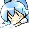 Cirno Saddest Discord Emoji