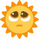 pleading_sun_with_face