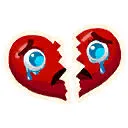 Sad Heart SADHEART Discord Emoji