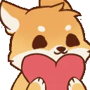 shiba_heart