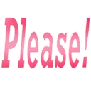 please
