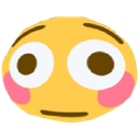 e_plushed_flushed Discord emoji