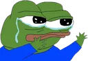 Crying Pepe cryingpepe Discord Emoji