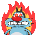 OggyAngry Discord Emoji