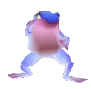 bluedancinguglyemadfrog