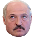 A man with a mustache looking upward with a skeptical and unimpressed expression.