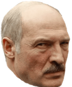 A man with a mustache looking sideways with a suspicious and stern expression.