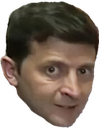 Man with dark hair looking at the camera with wide, suspicious eyes and a slight smirk.