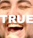 True